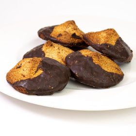 GALLETAS DE CASTAÑA CUBIERTAS DE CHOCOLATE