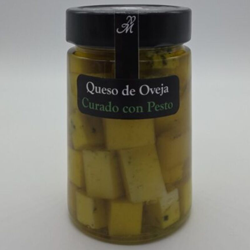 FORMATGE AMB OLI CURAT AMB PESTO